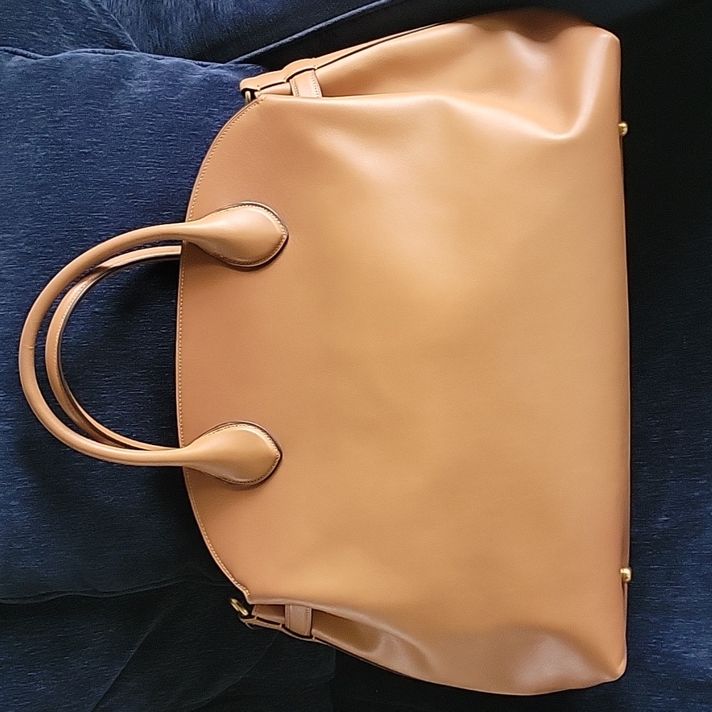 Coach Soft Empire Carryall Bag 48 NWT In Honey Brown - Picture 11 of 14